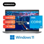 Dell Latitude 5420 i5-1145G7 16GB 256GB SSD 14” Táctil Windows 11 + Mochila y Mouse