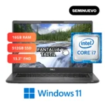 Dell Latitude 7300 i7 16GB 512GB SSD Táctil Win 11 + Mochila y Mouse